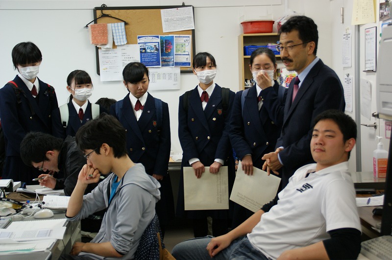 高校生の学科見学16秋 秋田大学理工学部 生命科学科